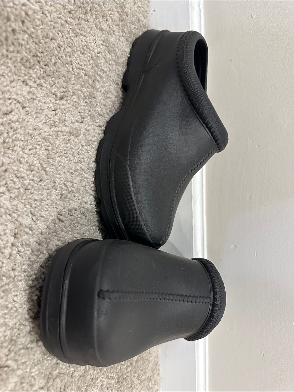 UGG Black Slip-On Clog Mules